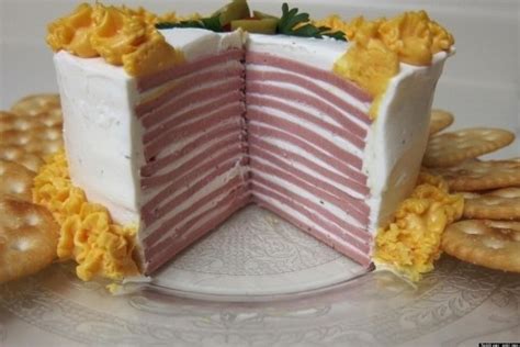 bologna birthday cake